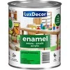 Universalus akrilinis emalis LUXDECOR 0,4 l balto krištolo spalvos, blizgus, vandens pagrindu