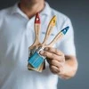 Kubala Universalus plokščias teptukas visų tipų dažams ir lakams 30 mm.