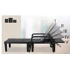 Universalus sodo gultas Sapphire, 191x60x33 cm, juodas