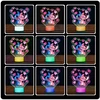 Upominki_Pl 3D LED naktinė lempa su vardu Fairy Tale Lilo ir Stitch Angel mergaitei