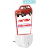Upominki_Pl Lampka Nocna LED dla Dziecka auto Fiat 126p kontaktu gniazdka CZUJNIK