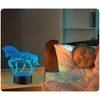 Upominki_Pl Naktinė lempa KOŃ KONIK Jeździectwo 3D LED + Pultas prezent MIKOŁAJKI święta