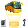 Upominki_Pl Naktinė lempa LED 3D AUTOBUS AUTOKAR DLA KIEROWCY prezent dziecka URODZINY