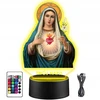 Upominki_Pl Naktinė lempa LED MATKA BOSKA BOŻA MARYJA Pultas prezent URODZINY statuetka
