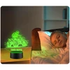 Upominki_Pl Naktinė lempa LED QUAD QUADY 3D + Pultas prezent URODZINY statuetka