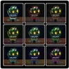 Upominki_Pl Naktinė lempa LED Traktor John Deere 3D + Pultas prezent dziecka URODZINY