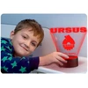 Upominki_Pl Naktinė lempa LED URSUS CIĄGNIK 3D + Pultas prezent URODZINY statuetka