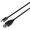 USB 2.0 kabelis DELTACO USB-A male - USB-B male, LSZH, 3m, juodas / USB-230S-LSZH