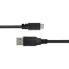 USB 2.0 Micro B kabelis DELTACO 2.4A, 1m, juodas / USB-301S-K / R00140008
