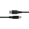 USB-B 2.0 kabelis DELTACO tinkamas spausdintuvams, 3m juodas / USB-230S-K / R00140006