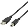 USB-B 2.0 kabelis DELTACO tinkamas spausdintuvams, 3m juodas / USB-230S-K / R00140006