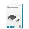 Deltaco USB-C - HDMI adapteris, 0,2 m, 4096x2160, 60 Hz, HDMI 2.0, HDCP 2.2 / USBC-HDMI9