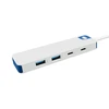 Hyper HyperDrive Flex 4 Port USB-C Combo Hub, Baltas/Mėlyna | HD5200BUGL