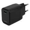 USB-C sieninis įkroviklis DELTACO, 1x USB-C PD, 20 W, juodas / USBC-AC151 / 1903150