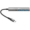„Goobay Slim“ 4 prievadų USB šakotuvas, USB-C į USB-C/USB-A, 5 Gb/s | 76562