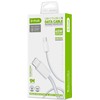 USB kabelis D-FRUIT DF901C, C - USB-C, 1 m, baltos sp.