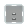 USB kroviklis VILMA QR1000, mat. baltos spalvos