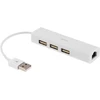 USB Hub - LINDY USB 3.2 Type C Hub, 3 Jungtys, Gigabit Ethernet Konverteris, Juodas