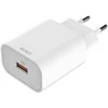 USB sieninis įkroviklis DELTACO 1x USB-A, greitas įkrovimas 18 W, baltas / USB-AC182