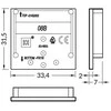 LED juostos profilio VARIO30-08B (VARIO30-08+VARIO30-02) užbaigimai. Komplekte 2 vnt.