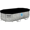 Uždangalas ovalo formos rėmo baseinui 427 x 250 x 100 cm Bestway 58425