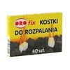 Uždegimo kubeliai baltos spalvos ORO 40 kubelių