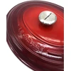 Uždenkite 35 cm Le Creuset raudoną ketaus keptuvę