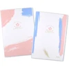 Užrašų knygelė M&amp;G Sakura 13.8x20.2cm languotas 72 lapų plastikiniais viršeliais