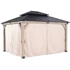 Home4You Užuolaidos CEDAR Šoninės 3x4m, Poliesteris