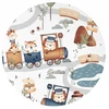 Užvalkalas na poduszkę 40x40 Zoo w pociągu Miminu