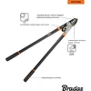 Bradas V-SERIES-D pavarų genėtuvas su praeinančiu peiliu KT-V1220