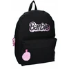 Vadobag Barbie Juodas Kuprinukas Vaikams su Pompom Pakabuku