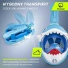 Vaikiška mėlyna nardymo kaukė „TSUNAMI SHARK“