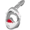Vaikiška nardymo kaukė „TSUNAMI SHARK“, pilka