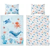 Vaikiška patalynė 2 vnt 135x100 Ocean Mėlyna Detexpol 5508 A