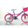 Vaikiškas dviratis BIMBO BIKE Girl Buterfly, 16 dydis, baltos/rausvos sp.