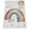 VAIKIŠKAS KILIMAS VAIKAMS DYWILAN LUNA 3D 160x230 RAINBOW BOHO