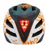 Vaikiškas šalmas Switch 2in1 Fullface, LED lemputė, MTB dviratis EN1078, oranžinė