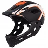 Vaikiškas šalmas Switch 2in1 Fullface, LED lemputė, MTB dviratis EN1078, oranžinė
