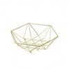 Vaisinė D26xH7 cm DECOR metalinė, aukso spalvos Ambition 29520