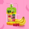 Vaisių putėsiai 100% vaisiai be pridėtinio cukraus BOB SNAIL Bananas Avietės 10x120 g