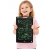 Vaizdo planšetė, skirta piešti ir žaisti vaikams, LCD 10" juoda