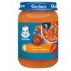 Vakarienė Gerber Pomidorų sultinys Spagečiai Daržovių mišinys 8x 190 g