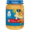 Vakarienė Gerber Pomidorų sultinys Spagečiai Daržovių mišinys 8x 190 g
