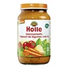 VAKARIENĖ SU DARŽOVĖMIS IR RYŽIAI IŠ 8 MC BIO 220g HOLLE