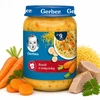 Vakarienė Vištienos sriuba su veršiena nuo 9 mėnesių 190 g Gerber