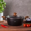 valdinox puodas 24cm su dangčiu 4.0l.
