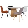 Home4You Valgomasis stalas MILANI D120xH75cm Ąžuolas