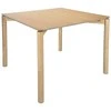 Fotelis Home4You Valgomojo stalas GARDENIA 90x90xH75cm Ąžuolo