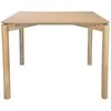 Fotelis Home4You Valgomojo stalas GARDENIA 90x90xH75cm Ąžuolo